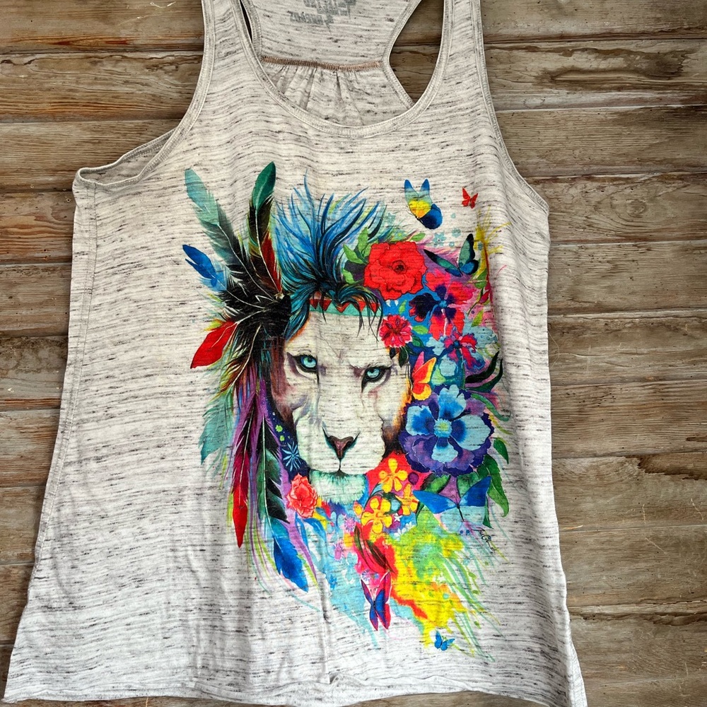 Electro Threads Gray Tank Top